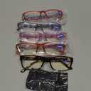 Gaoye Reading Glasses for Women, 6 pack Fashion Readers for Women Men Spring Hinge Eye Glasses, Blue Light Reading Glasses 1.7