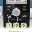 [New] VTech VG134-11 DECT 6.0 Cordless Home Phone with Bluetooth Connection, Digital Answering Machine, Backlit Display,Full Duplex Speakerphone, Caller ID/Call Waiting,1000 ft Range (Black)