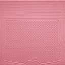 PIC AUTO Heavy Duty Rubber Trunk Cargo Liner Floor Mats, Trimmable to Fit for Car, SUV, Van, and Trucks – All-Weather Protection, Anti-Slip Backing, Easy to Clean, Durable and Long-Lasting (Large, Pink)