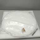 20 Inch Dimmable LED Ceiling Light Fixture, Ultra Thin Flush Mount, 40W 4000Lumen, 3 Color Changeable, Round, White, for Dining Room, Kitchen, Bedroom, Office, Hotel