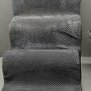 ZOMISIA Dog Ramp for Large Dogs - 24" H 5 Steps Pet Stairs for High Bed with Tunnel 2 in 1 with Zippers Suitable, Indoor Cat Ladders with Non-Slip Bottom, Black