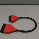 Autel Original OBD1 to OBD2 GM Adapter Cable, 12 Pin Male to 16 Pin Female Extension, OBD II Connector Replacement for GM Diagnostic Tool