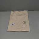 Slip for Women Under Dress Satin Silky Sleepwear Sexy Lace Trim V Neck Tank Nightgown Cooling Feel, Beige, L