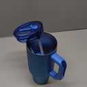 Frost Buddy Thicc Buddy - 40 oz Stainless Steel Vacuum Insulated Tumbler with Lid and Straw for Water - Travel Mug Cupholder Friendly - Gifts for Women Men Him Her (Royal Glitz)