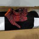 Black Hardware Cloth 48'' x 50' 1/2 inch Mesh 19 Gauge - PVC Coating Wire Mesh Rolls Vinyl Coated Wire Fence Roll Garden Fencing Chicken Run Mesh Screen