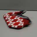 Kuoser Dog Sweater Plaid Dog Sweaters with Harness Hole, Polo Design Puppy Knitwear Fall Winter Sweater for  Dogs, Pet Cold Weather Clothes Warm Doggie Pullover Sweatshirt, Red M (Medium (pack of 1))