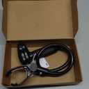 Lamicall Gooseneck Phone Holder for Bed - [Upgraded Stable Clip] for Desk, Headboard, Bed, Bedside, Table, Flexible Gooseneck Long Arm Stand, Overhead Cell Phone Clamp Mount, Gift for All 4-7 Device (black)