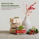 2pcs Acrylic Bead Drop Stems: Crystal Flower Bouquets Branches for Holiday Window Display Home Party Decor