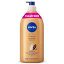 NIVEA Cocoa Butter Body Lotion for Dry Skin with Hyaluronic Acid, Cocoa Butter and Deep Nourishing Serum, 72-Hour Body Moisturizer, 33.8 Fl Oz Value Size Pump Bottle