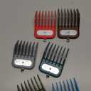 Clipper Guards Set Compatible with Andis Master, Oster Fast Feed, Andis AAC-1, GC, LCL, ML, PM-1, PM-2, PM-4, RCAC, RS-1, US-1, Size: #3 to #8 (Length: 1/16" to 1")