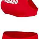 BLARIX Women's Guard Swimsuit 2 Piece, Red, M