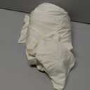 2 Pack Ivory Spandex Stretch Round Table Covers with Skirt - 24x43 Inch Fitted Elastic Cocktail Tablecloth for High Top Bar, Party & Wedding Decor, Ivory