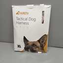 Auroth Tactical Dog Harness for Large Dogs No Pull Adjustable Pet Harness Reflective K9 Working Training Easy Control Pet Vest Military Service Dog Harnesses Black XL (XL(Neck:20-31",Chest:26-42"),75-135 lbs)