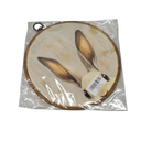 Shiviody Vintage Easter Bunny Canvas Wall Art Decor, Rustic Farmhouse Spring Cottage Easter Bunny Rabbit Round Hanging Frame Prints Decorations for Home Bedroom Living Room 10"x10"