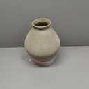 Signature Design by Ashley Hannela 12" Modern Distressed Polyresin Vase, Antique Tan