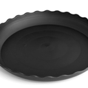 12 inch Plant Saucer Plant Tray, Plastic Plant Saucer, Heavy Duty Plant Tray for Pots, Plant Saucers for Indoors Planter, Garden Water Plate Bowls (Black)