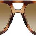livho Trendy Polarized Square Aviator Sunglasses Women Men Square Eyewear Frame, Retro Sun Glasses for Women Men 2025 Shades Brown Tortoise/Brown
