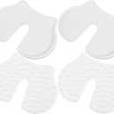 4Pcs Shot Helper Pain Blocker Device, Reusable Shot Assist Pads, Kids Shot Blocker Easy to Clean, Shot Helper Pain Blocker Device for Immunization Injection (White)