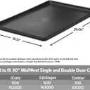 MidWest 30-Inch Replacement Pan, 29.06 x 18.51 x 1 Inches