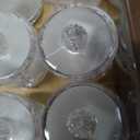 12 Pack Flameless Tea Lights Candles Battery Operated, Crystal Led Tealight Candles,Votive Electric Fake Candles for Valentines Wedding Diwali Christmas Decorations