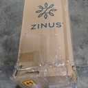 Zinus 12 Inch King Green Tea Memory Foam Mattress [New Version], Fiberglass Free, Medium Firm Feel, Zoned Pressure Relief, Certified Safe Foams & Fabric, Mattress in A Box (White)