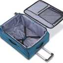Samsonite Ascella X Softside Expandable Luggage with Spinners, Teal, 2PC SET (Carry-on/Medium)