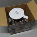 Vminno Quick & Easy Hot Air Popcorn Popper Maker with Built-In Serving Bowl, 2 Quarts, Etl Certified, No Oil Popcorn Poppers for Home with On/Off Switch for Family Movie Nights, Parties