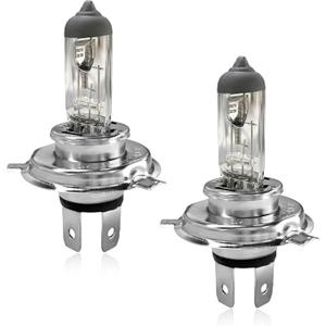 Wevdn 2 PCS Bright H4 Led Headlight Bulbs, 12V 100W 6000K Waterproof Car Fog Light Bulbs, Efficient Plug-and-Play High Beam Low Beam Bulb Replacement for Cars SUVs Trucks (White)