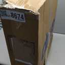 Drive Medical 11148-1 Folding Steel Bedside Commode Chair, Portable Toilet, Supports Individuals Weighing Up To 350 Lbs, with 7.5 Qt. Bucket and 13.5 Inch Seat, Grey