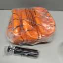 Size 3 Mini Basketballs (Pack of 3) - 7-Inch Premium Youth Rubber Basketballs with Hand Pump for Kids, Indoor Over-The-Door Hoops, Backyard Pools, Arcade Games, Training and Practice (Orange)