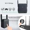 2026 Fastest WiFi Extender, WiFi Repeater, WiFi Booster, Covers Up to 10000 Sq.ft and 80 Devices, Internet Booster - with Ethernet Port, Quick Setup, Home Wireless Signal Booster
