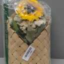 Woven Wall Hanging Basket, Hanging Wall Storage Belly Basket for Flowers & Essentials - Woven Wall Decorative Flower Basket (1)