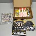 30th Birthday Decorations for Him, Black Gold Back in 1996 Party Decor Kit, Happy 30th Birthday Party Supplies with Sash, Banner, Backdrop, Balloons, Cake Topper, Honeycomb Centerpieces