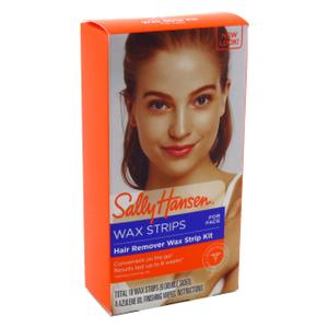 Sally Hansen Hair Remover Wax Strip Kit For Face (Pack of 2)