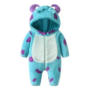 FEIBEL Baby Halloween Costumes Cute Animal Outfit Funny Monster Costume Halloween Gifts for Infant Toddler Kids (Blue, 3-4 Years)