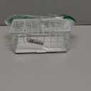 Maifan Sink Caddy Sponge Holder for Kitchen with Brush Holder and Stainless Steel Self Drain Tray, Rustproof Kitchen Sink Organizer for Sponge, Soap Dispenser Storage Accessories (White)