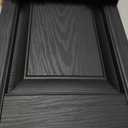 Ekena Millwork Lifetime Vinyl LP2S14X03900BL Standard Two Equal Panel Vinyls, Raised Panel Vinyl Shutters, w/Installation Shutter-Lok's & Matching Screws (Per Pair), 14.75"W x 39"H, Black