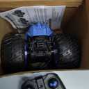 AUUGUU Remote Control Car, 2.4GHz Monster Trucks Toys with Light Spray, Birthday Gift for Kids 3 4 5 6 7 8, All Terrain RC Cars, Toddler Toys for Boys Girls 3+ Year Old