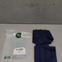 JELLYMONI 2 Pack Navy Blue Pillowcases 18" x18", Soft Microfiber Striped Tufted Pillow Covers(Pillows are not Included)