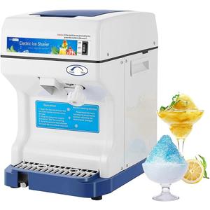 VIVOHOME Electric Ice Crusher Shaver Snow Cone Maker Machine 265lbs/hr for Home and Commercial Use Blue