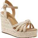 mikarka Sandals for Women 2025: Comfortable Wedge Platform Sandals Women - Braided Espadrilles for Women Ankle Strap Open Toe Wedges Heels Beach Sandals Summer Shoes (6, Beige)