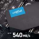 Crucial BX500 240GB 3D NAND SATA 2.5-Inch Internal SSD, up to 540MB/s - CT240BX500SSD1, Solid State Drive