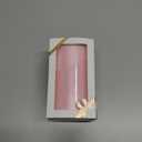 HUIHUANG Solid Color Satin Ribbon 4 inch Wide Light Pink Thick Fabric Ribbon Double-Faced Satin Ribbon for Wedding Chair Sash Large Bows Making Party Decor Dress Sash Sewing Crafts-10 Yards/Roll