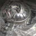 42" Retractable Ceiling Fans with Lights, Crystal Chandelier Ceiling Fan with Remote & APP Control, Modern Dimmable LED Fandelier for Living Room, Dinning Room, Bedroom (Silver)