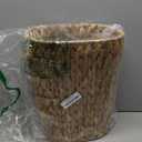 Wicker Trash Can,Bathroom Trash Can,Water Hyacinth Wicker Waste Basket for Bathroom,Handwoven Narrow Small Waste Basket for Bedroom,Office,5 Gallon