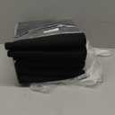 MINTWOOD Design 3-Pack Storage Baskets for Shelves, Decorative Baskets for Organizing, Woven Baskets for Storage, Book Basket Cube Bin Box, Pantry Closet, Shoe Organizer, Black / Black