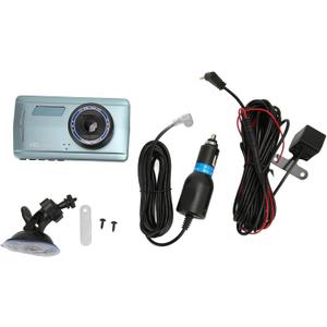 1080P HD Dual Lens Car Dash Cam Car Security Monitoring Night Vision Video Recorder Camera 170 Degree Wide Angle with 4.5 Inch Screen for Safe Driving Aluminum Alloy
