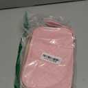 Electronics Organizer Travel Case, Charger Bag Cord Organizer Travel, Compact Tech Pouch Cable Organizer Bag for Charger, Cords, Phone, Headphones, Flash Drive, SD Card (Pink, Small-Single Layer)