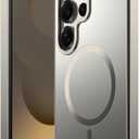 IMCHEN for Samsung Galaxy S25 Ultra Metal Case - Heavy-Duty Protection | Titanium