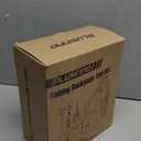 PLUSINNO Fishing Backpack with Tackle Boxes, Waterproof Fishing Sling Tackle Bag For Fishing Gear With Rod Holder, Fishing Gifts for Men With Fishing lures, Fishing pliers, Fish Lip Gripper (Black Camo Fishing Backpack With Tackle Box)